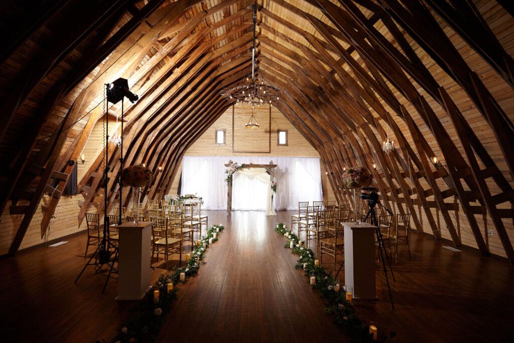 The Heritage Centre Historic Barn Wedding & Event Venue located near Calgary, Alberta.
