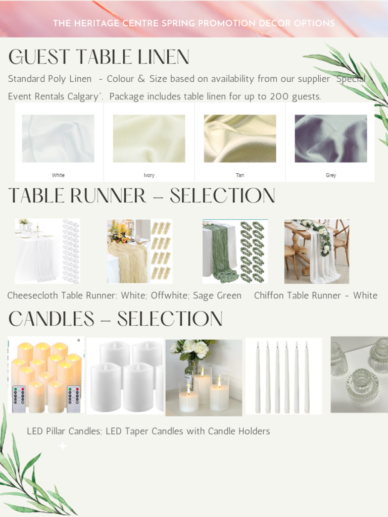 Spring Promotion Decor Package page 1